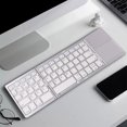 thumbnail image 2 of Birdeem Tablette avec Clavier, Clavier Sans Fil avec Pavé Tactile, Clavier Bluetooth Pliable avec Pavé Tactile Mince Portable 3 - Plier Clavier Bluetooth Sans Fil avec Pavé Tactile pour Tablettes, 2 of 5