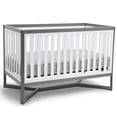 thumbnail image 1 of Delta Children Tribeca 4-in-1 Baby Convertible Crib, White/Grey, 1 of 4
