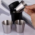 thumbnail image 2 of YOPTOP Ensemble de 6 Pcs Verres à Shooter en Acier Inoxydable Récipient à Boire 30 ml (1oz) Gobelets en Acier Inoxydable Gobelets Incassables Pinte Verres à Boire Verres à Boire en Métal pour Enfants et Adultes, 2 of 7