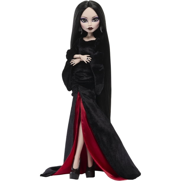 Monster High x Wednesday Collectible Doll, Morticia Addams in