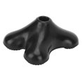 thumbnail image 2 of 19mm Cane Tip Quad Rubber Thicken Slip Resistant Wear Resistant Compact Replacement Crutch Tips for Walking Aids, 2 of 14