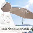 thumbnail image 4 of Costway Parasol de Patio 10 Pi pour l'Extérieur avec Support de Parasol Rond Robuste de 59 Lb, 4 of 5