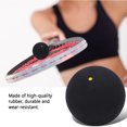 thumbnail image 3 of 37mm Fun Squash Ball Single Dot Games Squash Balls Rubber Squash Racket Balls for Beginner Competition Training[Yellow], 3 of 7