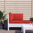 thumbnail image 1 of vidaXL Coussins de Palette 3 Pcs Tissu Oxford Rouge, 1 of 5