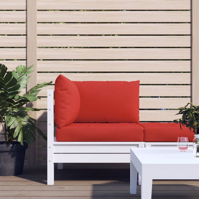 vidaXL Coussins de Palette 3 Pcs Tissu Oxford Rouge