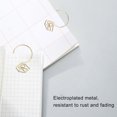 thumbnail image 3 of Binder Clips Paper Memo Clips 100Pcs Cute Paper Clips Push Pins Metal Paper Clamps For Office Stationery, 3 of 8