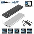 thumbnail image 2 of 1x Metal Hard Disk Case Adapter NGFF To USB3.1 Type-C M.2 SSD Case, 2 of 9