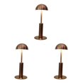 thumbnail image 1 of Baohd Dimmable Bedside Table Lamp Elegant Bar Decor Battery Powered Mushroom Bronze 3Set, 1 of 6