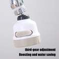 thumbnail image 4 of EGNMCR Gadgets de Cuisine, Accessoires de Cuisine Réglables à Trois Modes Kitchen Faucet Faucet avec Haute Pression et Fonction Pivotante pour une Conservation Efficace de l'Eau Aérateur de Robinet Ajustable, 4 of 6