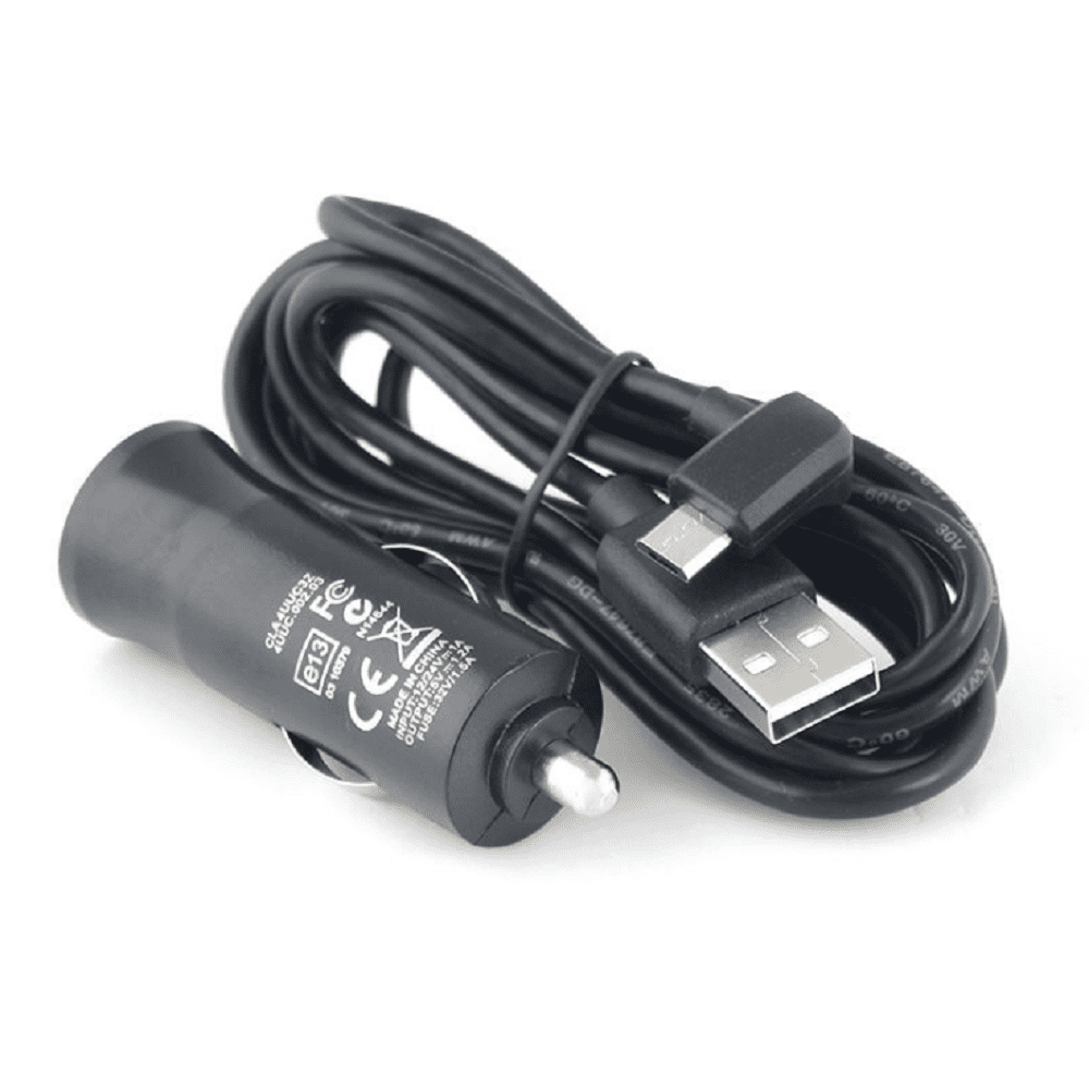 Micro USB Car Charger 12V 24V Cigarette Lighter Car Charger Adapter For TOM TOM GPS Navigator LED Display Black