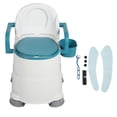 thumbnail image 2 of Chaise de Chevet, Chaise de Pot de Chevet Rembourrée Douce Antidérapante à Grande Capacité avec Seau pour Femmes Enceintes, 2 of 8
