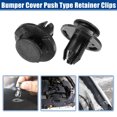 thumbnail image 2 of Unique Bargains 10 Pcs Bumper Cover Push Type Retainer Clips Fit for Infiniti EX35 2003-2012 No.0155305933/01553-05933, 2 of 7