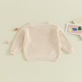 thumbnail image 2 of Chandails à Col pour Bébé Manches Longues Pulls Tricotés Amples, 2 of 7
