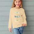 thumbnail image 5 of RXIRUCGD Chemises à Manches Longues pour Filles, Col Rond Mignon, Blouses Décontractées Élégantes (Beige, Taille : 13 Ans), 5 of 5