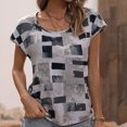 thumbnail image 3 of T-shirts pour Femmes Coupe Ample T-Shirt pour Femmes à Col Rond Imprimé à Manches Courtes Coupe Ample pour Haut Hauts Coupe Ample pour Femmes T-Shirts Femmes Coupe Ample T-Shirts pour Femmes Coupe Ample, 3 of 6