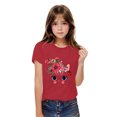 thumbnail image 2 of Rbaofujie T-Shirts Graphiques à Manches Courtes à Col Rond pour Filles, T-Shirts à Imprimé Animal, Tenues d'Été Mignonnes 3-9 Ans, 2 of 4