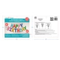 thumbnail image 4 of Rainbow Happy Birthday Balloon, 16in. H x 14ft. L, 4 of 4