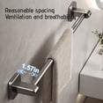 thumbnail image 4 of Tyidzon Towel Racks for Bathroom Bathroom Towel Bar 19.69 Inch Towel Racks for Bathroom Wall Mounted Heavy Duty Bath Hand Towel Organizer Decor Towel Rod Gray Bar, 4 of 9