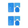 thumbnail image 1 of kurtrusly 3pcs Polyester Absorbent Bath Mat For Bathtub And Shower Easy To Install Durable Anti-slip PJ210611-B006 2Set, 1 of 6