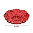 thumbnail image 2 of Fruits Assiette à en Plastique 24 cm Assiette à Fruits Rouge pour Table Basse de Salon Plat de Service pour Bonbons et Collations Assiette de Présentation Exquise pour la Maison (1 Pcs) Rkxzt, 2 of 8