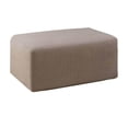 thumbnail image 2 of Rectangle Storage Stool Slipcovers Footstool Slip Covers Footrest Sofa Cover L Brownness, 2 of 8
