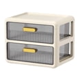 thumbnail image 2 of Drawer-type Desktop Storage Box Office Desk Station Organizer Stationery Cosmetics Storage Rack Storage Cabinet, 2 of 4