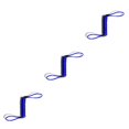 thumbnail image 3 of mmirethe Motorcycle Anti-lost Security Alarm Spring Ropes Lanyards Portable Scooter Reminder Cables Accessories 1.38 Meters Blue 3Set, 3 of 6