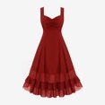 thumbnail image 3 of Mgmyaa Robe Gothique pour Femme Steampunk Vintage Robe Gothique Cintrée Froncée Costume Renaissance Robe Trapèze Fluide Costumes d'Halloween, 3 of 4