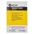 thumbnail image 2 of Niche Brake Pad Set for Suzuki Intruder 800 Organic Motorcycle 2 Pack 519-KPA2407D, 2 of 5
