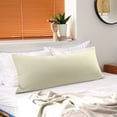 thumbnail image 1 of PiccoCasa Brushed Microfiber Pillowcase Body Pillow Pillowcase, King Khaki, 1 of 9