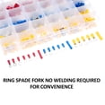 thumbnail image 4 of yeacher Insulated Electrical Crimp Terminal Kit with Mixed Ring and Spade Connectors, ABS+Copper, 540PCS in Plastic Case, Color-Coded for 0.5-6mm² / AWG 22-10, 4 of 7