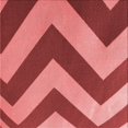 thumbnail image 1 of Ahgly Company Tapis d'Intérieur Lavable en Machine Carré Rouge Transitionnel, 7 Pieds Carré, 1 of 7