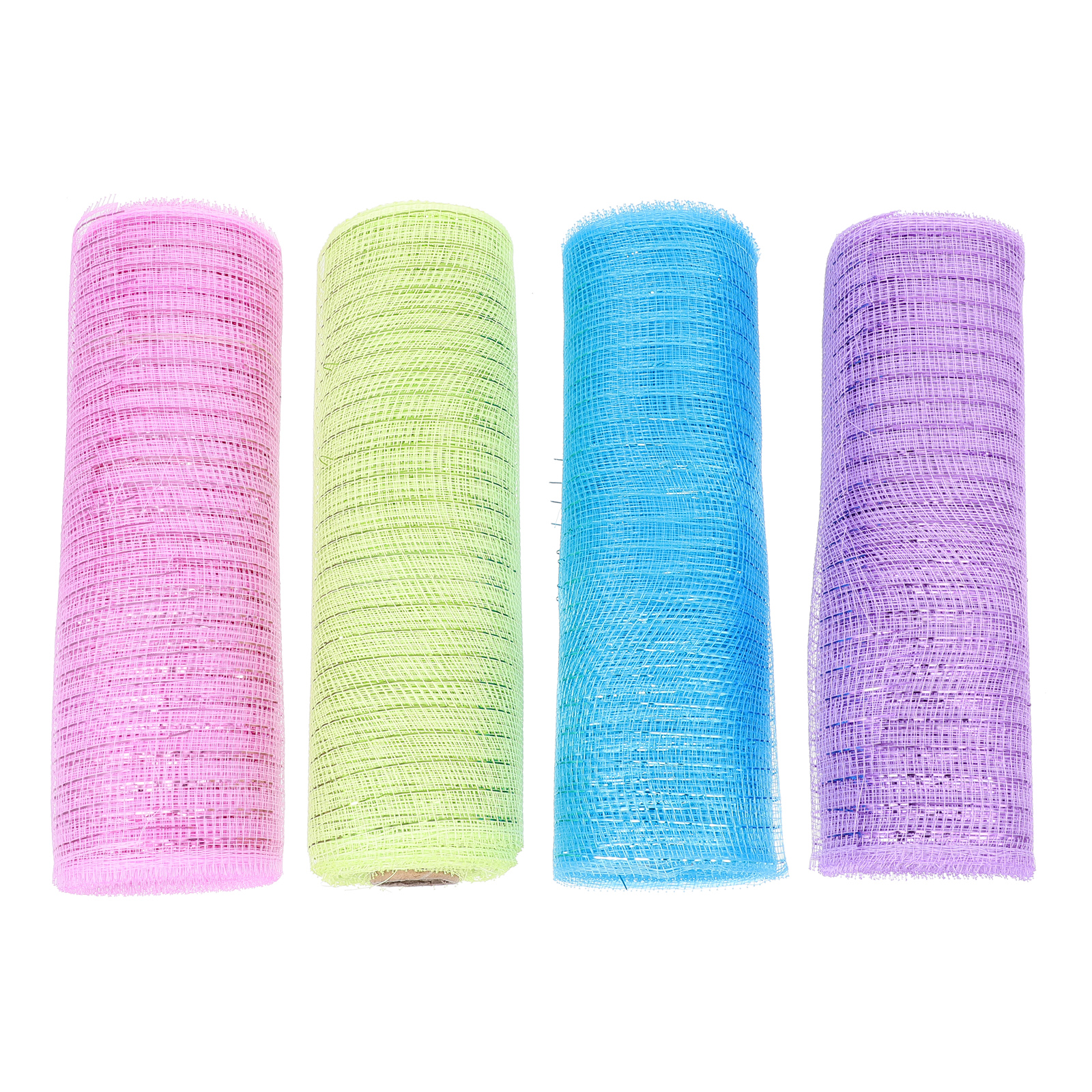 4 Rouleaux de Rubans en Maille DIY Artisanat Rubans en Maille Couronnes Fabrication Rubans en Maille