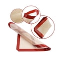 thumbnail image 4 of Non Stick Silicone Baking Mat Set Kneading Mats Food Grade Silicone Bakeware Mat, 4 of 6