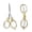 GD, variante sur Birdeem Ciseaux en Acier Inoxydable, Ciseaux Pliants en Acier Inoxydable Portables Mini Ciseaux de Voyage Ciseaux Pliables de Poche Badge Petits Ciseaux