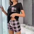 thumbnail image 5 of Pyjama pour Femmes Ensemble Pyjamas pour Femmes Grande Taille Pyjamas pour Femmes Pyjamas Décontractés Bretelles en Dentelle pour Femmes Shorts Tenue d'Intérieur, 5 of 5