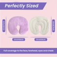 thumbnail image 3 of Microwave Heating Pad for Face – Hot & Cold Gel Ice Pack, Sinus Soothing Mask with Washable Cover, Green, 1pc, 3 of 5