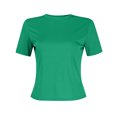 thumbnail image 4 of BVOFAR Hauts Côtelés d'Été pour Femmes 2025 Col Rond Manches Courtes T-Shirts Décontractés Confortables Coupe Ajustée, 4 of 5
