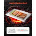 thumbnail image 2 of VEVOR 23x16 in Flat Top Griddle Stainless Steel Universal BBQ Grill Pan Cookware, 2 of 9