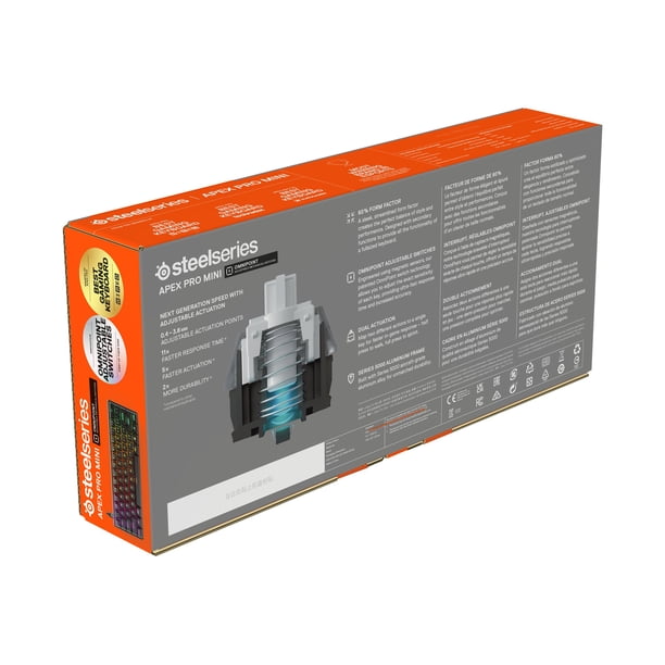 SteelSeries Apex Pro Mini 60% Wired Mechanical OmniPoint