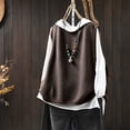 thumbnail image 1 of Women's Solid Color Knitted Vest Loose Large Sized Versatile Coat for Layering over Shirts or Tees, Soft Knit Fabric, 1 of 5