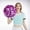 F, variant on Event & Party Cheerleading Handheld Flower Props for Sports Activities Performance Lightweight Double Finger Buckle Design 2PCS