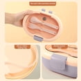 thumbnail image 2 of Compartment Lunch Box for Adults 800 ml Microwave Safe Food Grade Plastic Bento Box with Leak-Proof Lid and 5 Dividers, 2 of 6