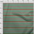 thumbnail image 2 of oneOone Georgette Viscose Turquoise Blue Fabric Stripes Sewing Craft Projects Fabric Prints By Yard 42 Inch Wide, 2 of 4