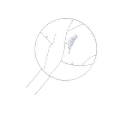 Support Grimpant pour Plantes, Étagère Décorative pour Fleurs en Pot, Support de Plante Robuste et Durable, Blanc, 30 cm