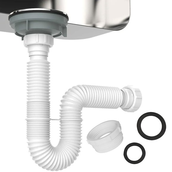 WinWay Easy install Flexible P Trap System Adaptable To Various Plumbing Needs At Home