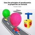 thumbnail image 3 of Balloon Power Car Toy, Science Experiment Manual Pump Balloon Launcher Cars  For Kids For Home Play, 3 of 8