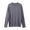 thumbnail image 4 of LUOGENLI Vestes Chandails pour Hommes à Fermeture Éclair Complète Homme Automne et Hiver Lisse Confortable Drapé Doux Peau Texturée Ajusté Col Rond Manches Longues Chandails pour Hommes Cardigan Grande Taille Gris Taille TG, 4 of 8