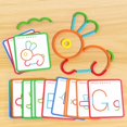 thumbnail image 4 of Sticks Puzzle Board Toy, Coloful Puzzle Board Toy Early Education 2D Pattern Interaction Learning Basswood  for Gift, 4 of 7