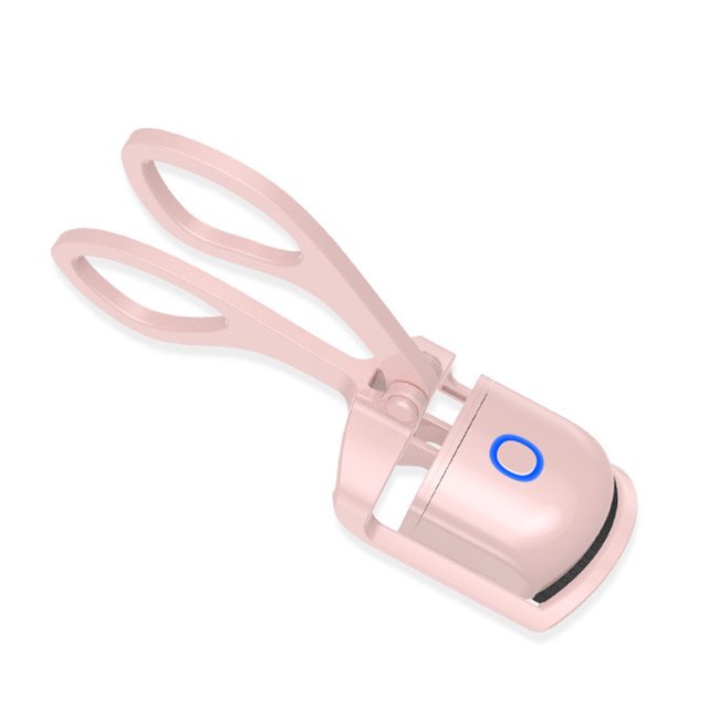 Boucleuse Électrique Rechargeable pour Cils, 2 Méthodes de Chauffage, en Plastique ABS